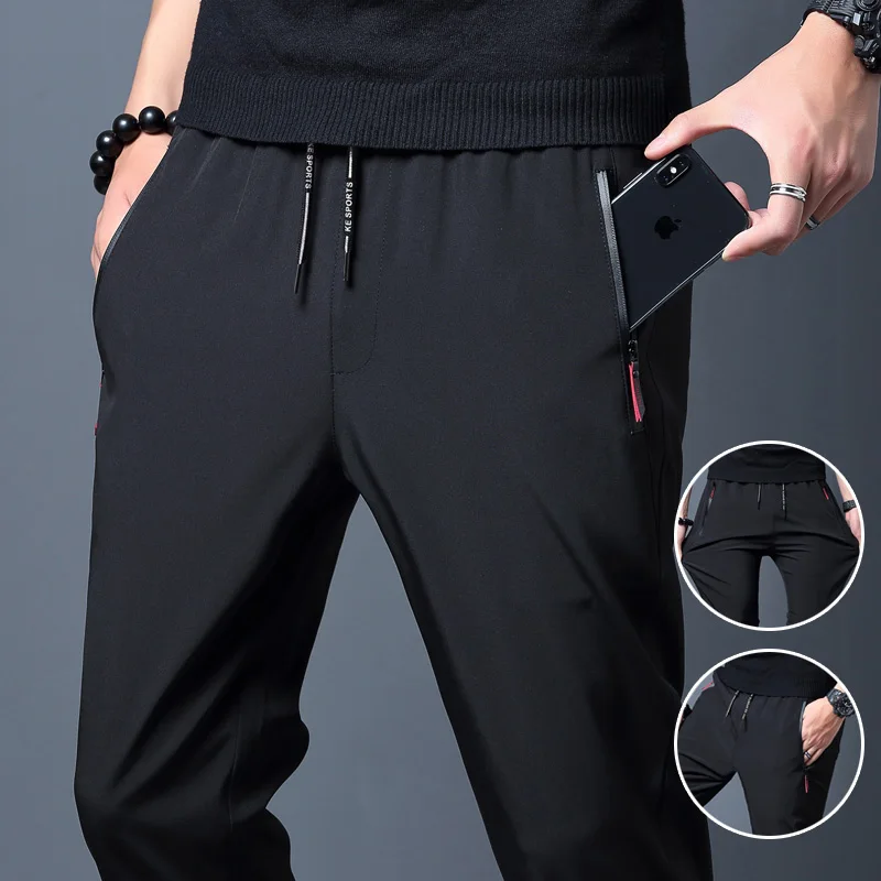 Fishing Pants Waterproof - Men's Casual Pants Straight Slim Fit