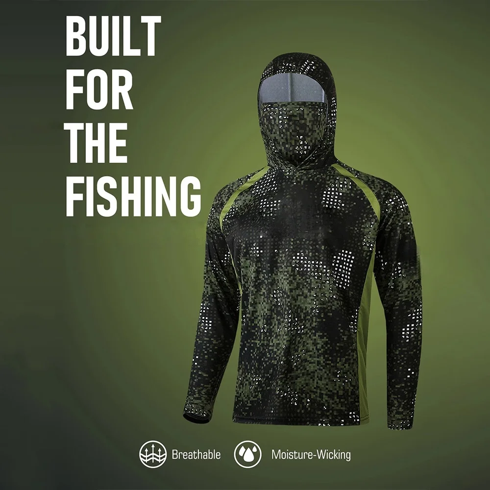 Fishing Apparel Men Hood Fishi - огляд і ціна Fishing Shirt Uv Protection