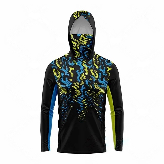 MALFC Fishing Apparel Men Hood - огляд і ціна Fishing Shirt Uv Protection