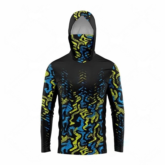 MALFC Fishing Apparel Men Hood - огляд і ціна Fishing Shirt Uv Protection